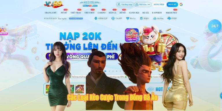 Các Loại Kèo Cược Trong Bóng Đá Ảo