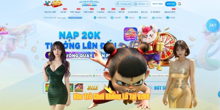 Kho Trò Chơi Khổng Lồ Tại Vz88